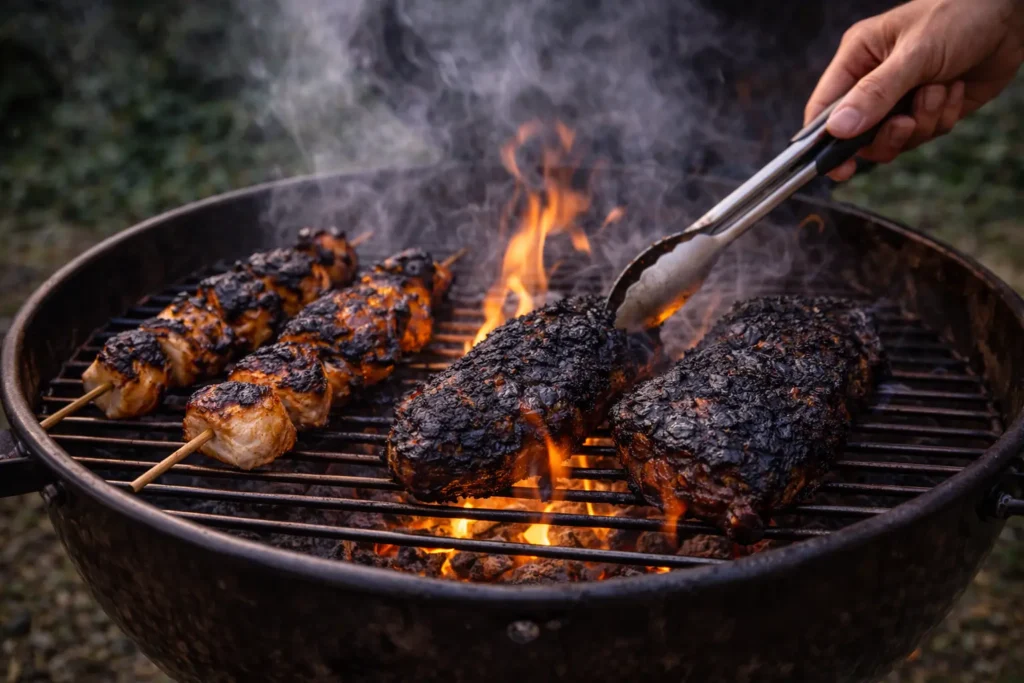 Het aanbranden van je vlees op de bbq wil je voorkomen