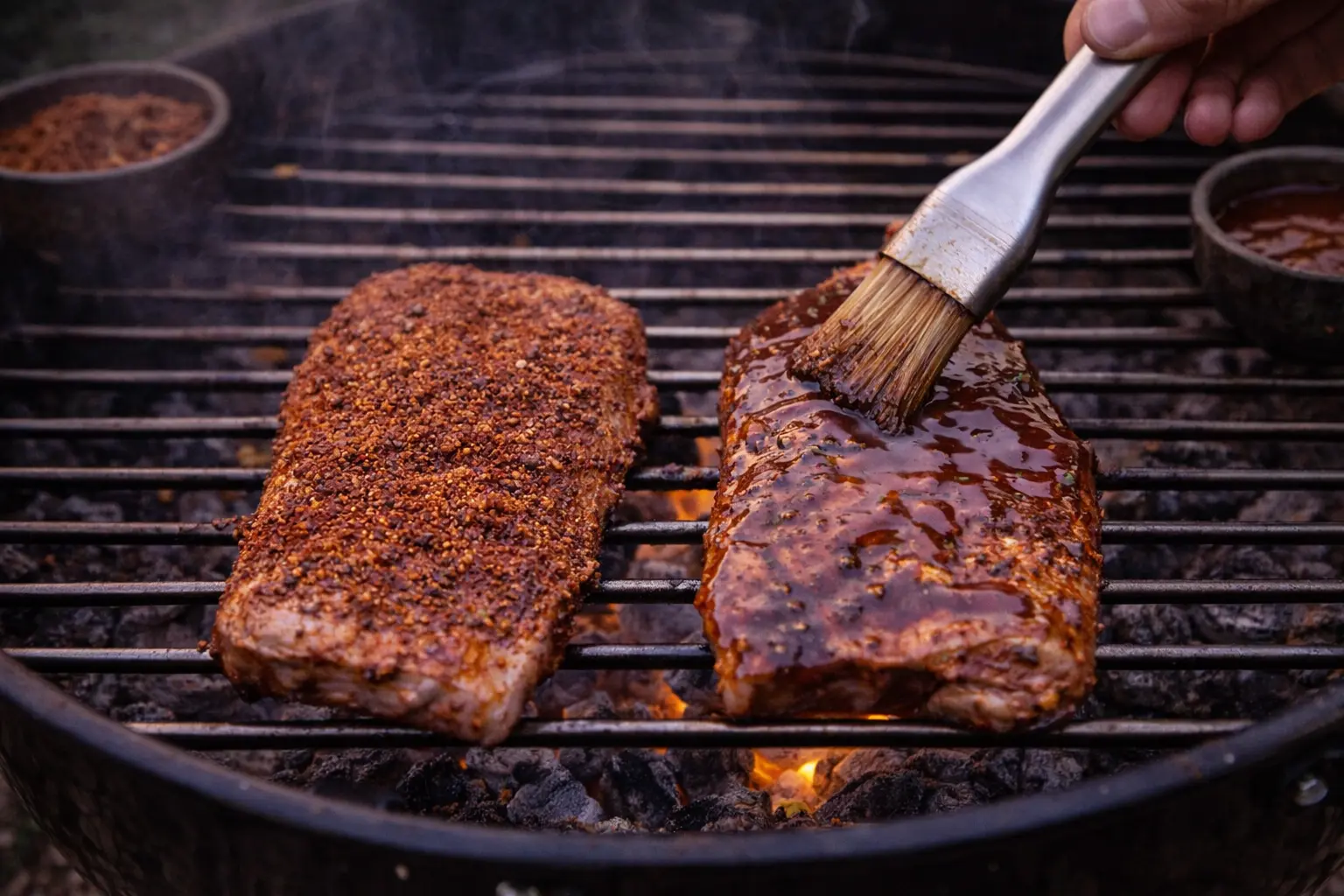 Verschil tussen rubs en marinades: wanneer gebruik je ze?