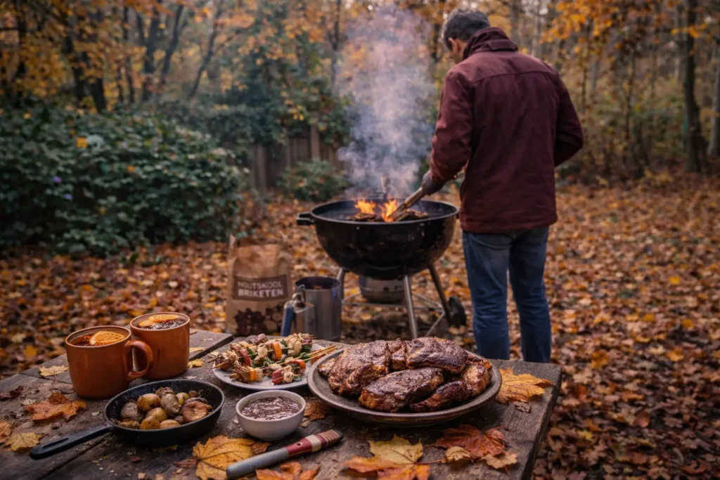 Laat je niet tegenhouden door het weer, de bbq kan in elk seizoen