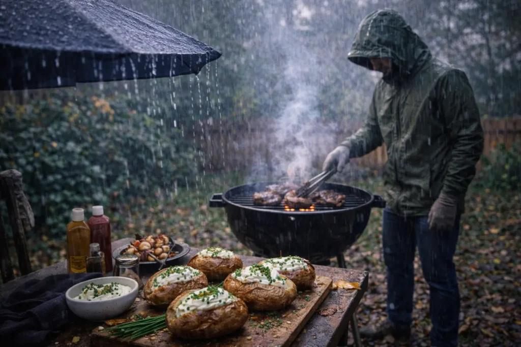 Laat regen niet van invloed zijn op de BBQ