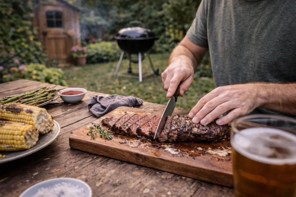 Zo snijd je het vlees het beste als deze van de barbecue komt