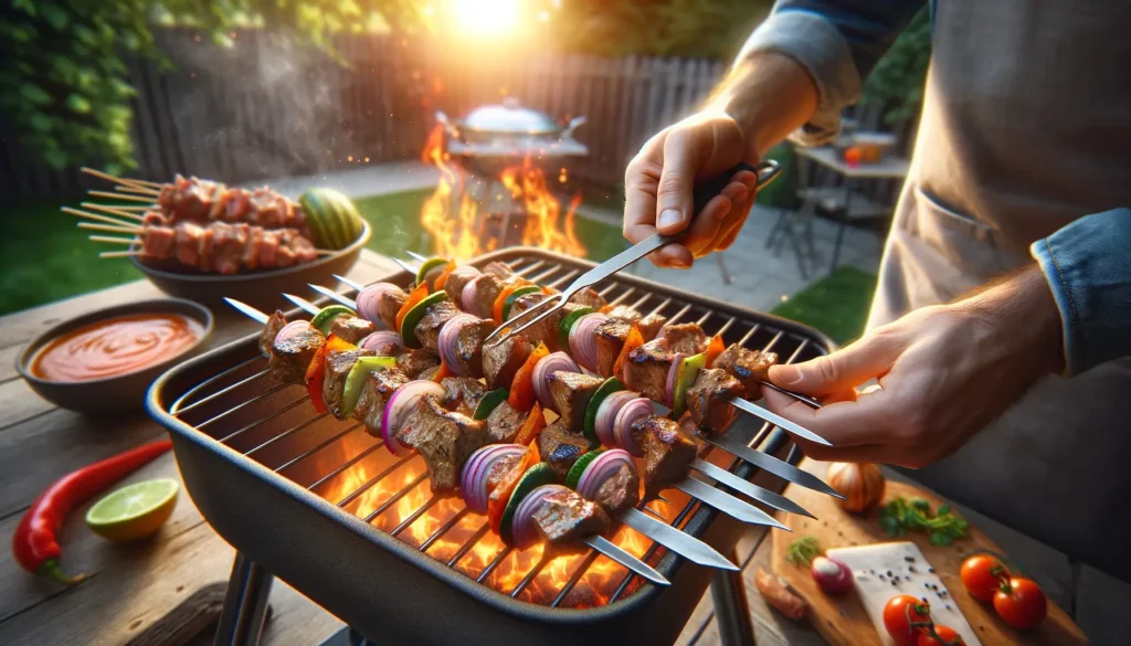 Zo maak je de perfecte kebabs op de bbq